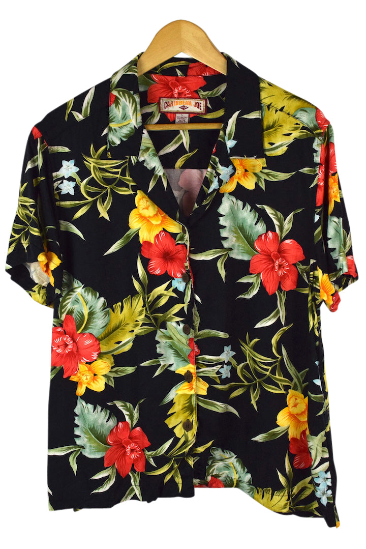 Caribbean Joe Brand Hawaiian Top