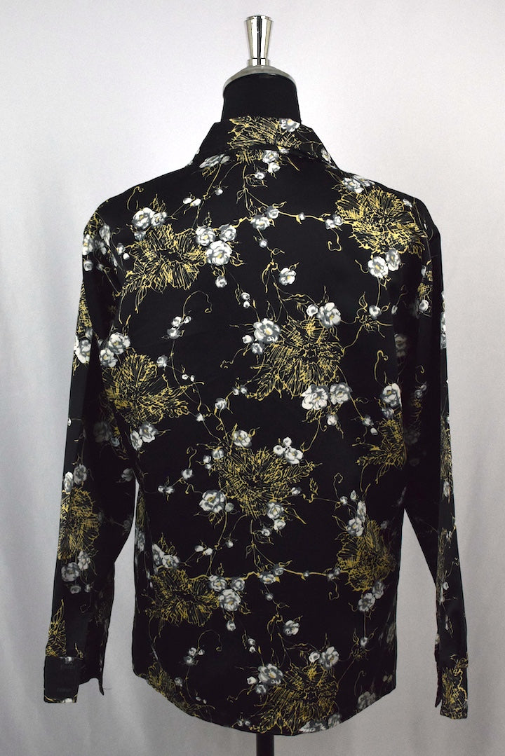 60s/70s Floral Print Shirt