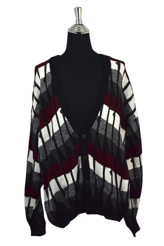 80s/90s Abstract Print Cardigan