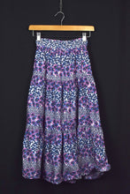 Load image into Gallery viewer, Striped Floral Print Skirt
