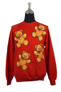 80s/90s Christmas Teddy Bear Sweatshirt