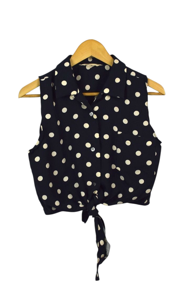 20 Polka Dot Print Blouse