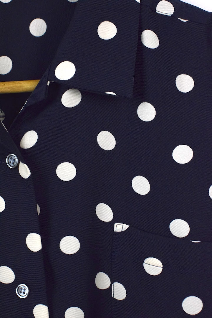 20 Polka Dot Print Blouse