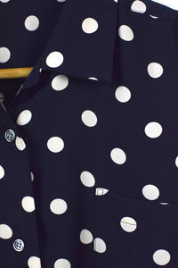 20 Polka Dot Print Blouse