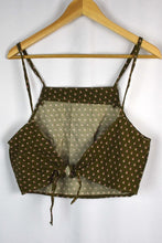 Load image into Gallery viewer, Reworked Heart Print Tie Up Top
