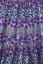 Load image into Gallery viewer, Striped Floral Print Skirt
