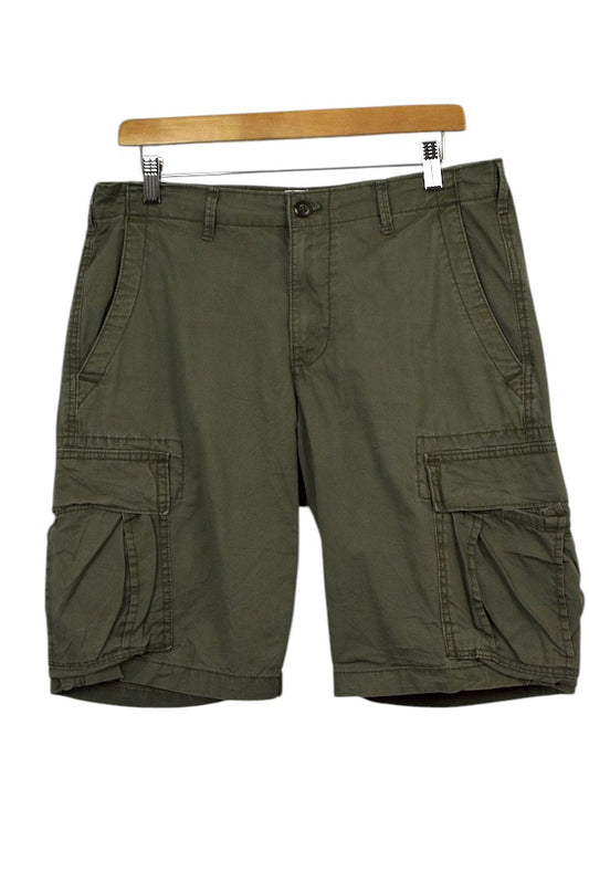 Green Cargo Shorts