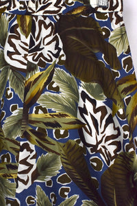 Reworked Abstract Print Skirt