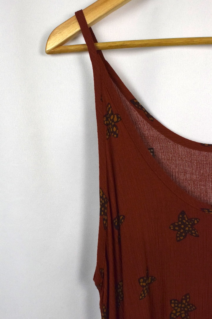 Classify Brand Floral Print Maxi Dress