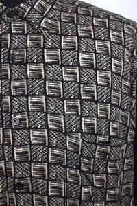 Square Print Party Shirt