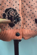 Load image into Gallery viewer, Rose Pattern Knitted Cardigan
