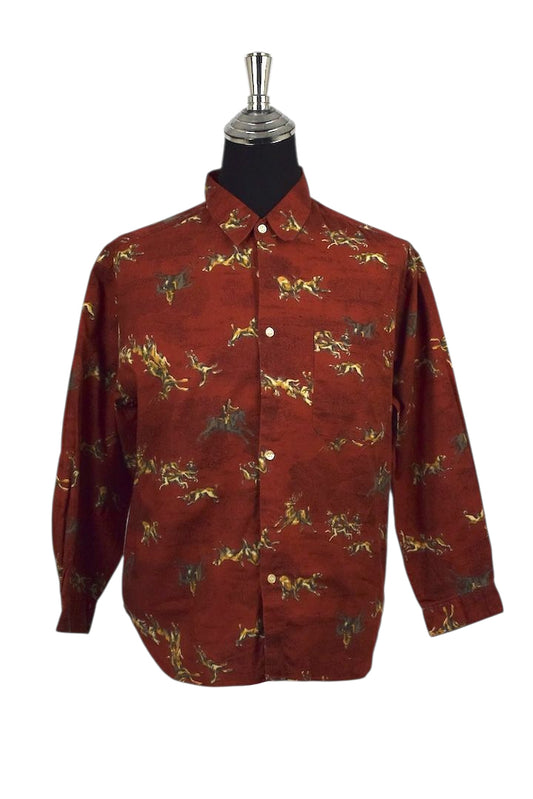Elk & Dog Print Shirt