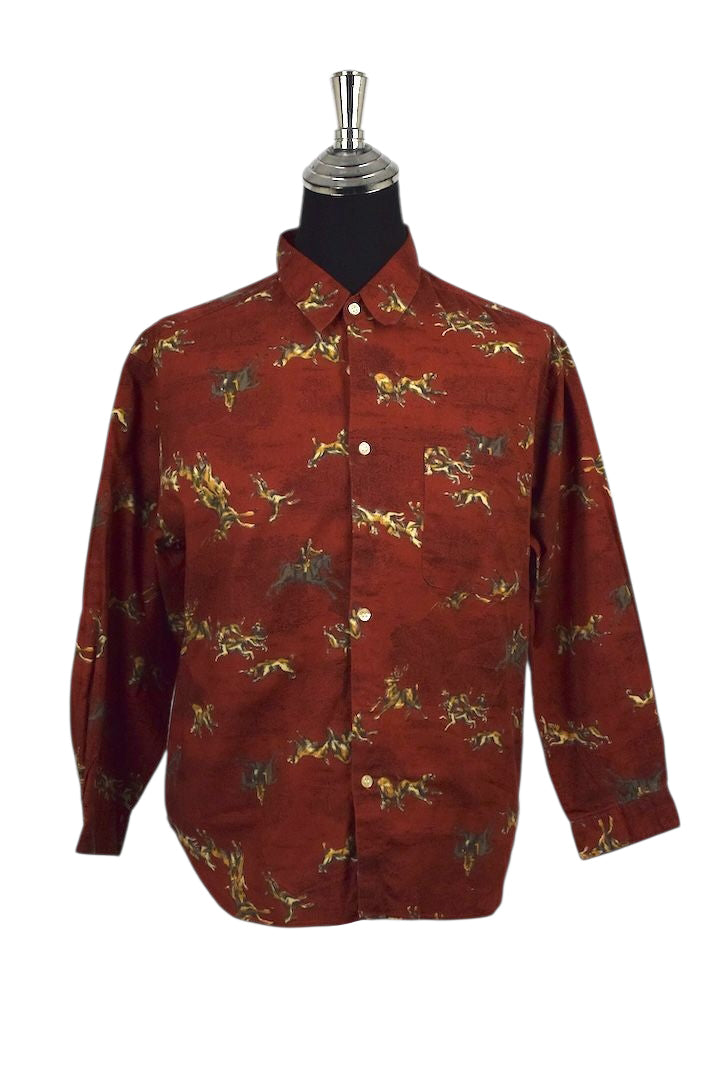 Elk & Dog Print Shirt
