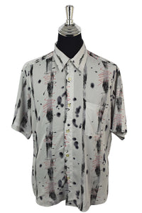 Squiggle & Dot Print Shirt