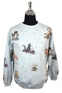 80s/90s Winter Adventure Animals Sweatshirt
