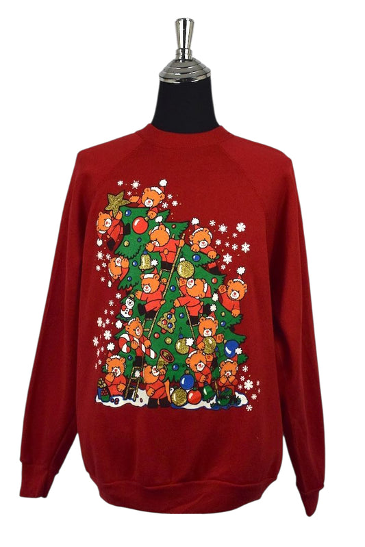 80s/90s Christmas Tree Sweatshirt