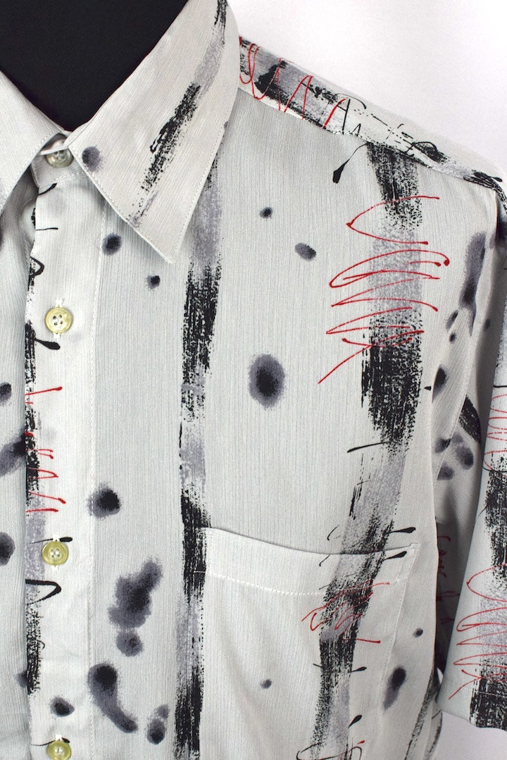 Squiggle & Dot Print Shirt