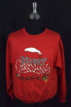 Load image into Gallery viewer, 80s/90s Merry Christmas Sweatshirt
