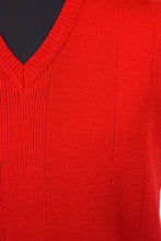 Load image into Gallery viewer, Red Striped Knitted Vest
