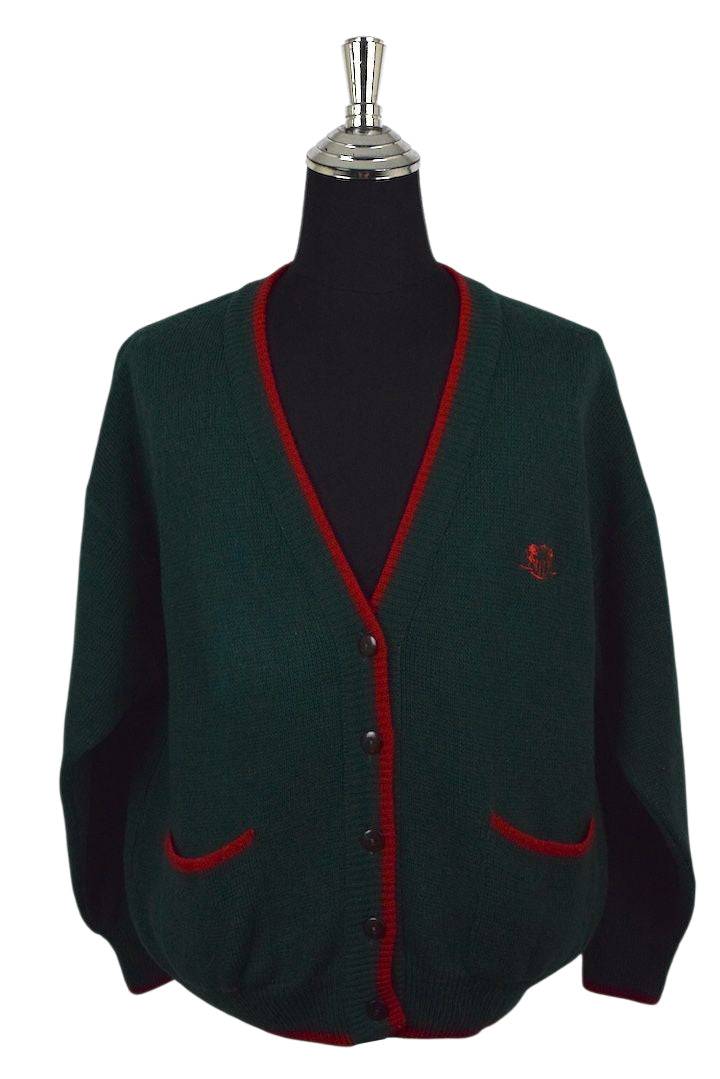Green Knitted Cardigan