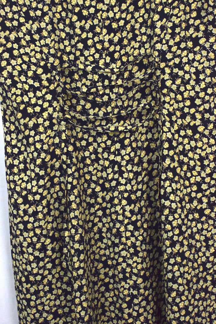 Reworked Floral Print Dress