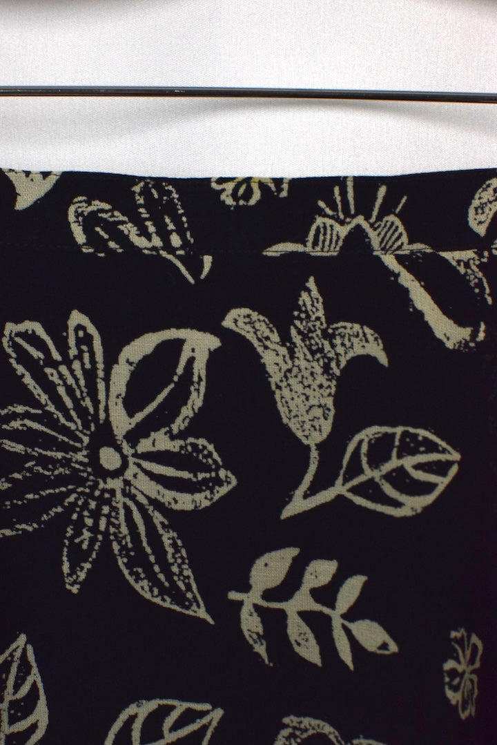Abstract Print Skirt