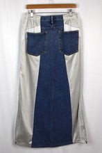 Load image into Gallery viewer, Reworked Nike Brand Denim Track-Skirt
