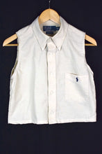 Load image into Gallery viewer, Reworked Ralph Lauren Brand Crop Top

