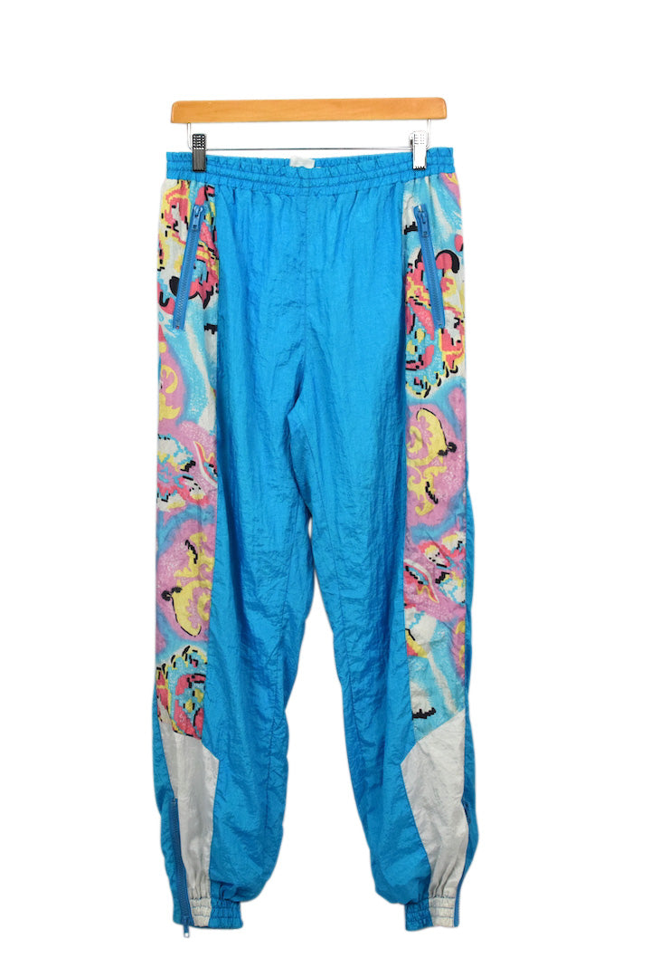 80s/90s Abstract Pattern Tracksuit Pants