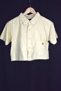Reworked Ralph Lauren Brand Crop Top