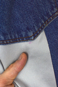 Reworked Nike Brand Denim Track-Skirt