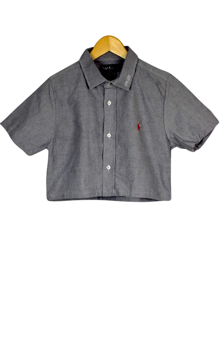 Reworked Ralph Lauren Brand Crop Top