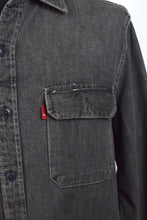 Load image into Gallery viewer, Black Levis Brand Denim Shirt
