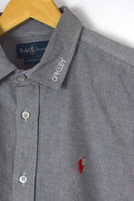 Load image into Gallery viewer, Reworked Ralph Lauren Brand Crop Top
