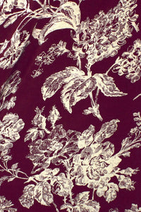 Reworked Floral Print Skirt