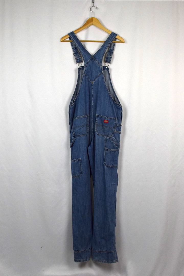 Dickies Brand Long Denim Overalls