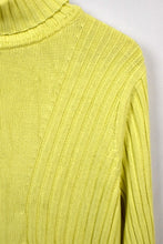 Load image into Gallery viewer, Yellow Knitted Turtleneck Jumper
