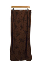 Load image into Gallery viewer, Brown Floral Print Skirt
