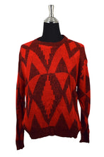 Load image into Gallery viewer, 80s/90s Red Abstract Knitted Jumper
