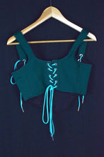 Load image into Gallery viewer, Reworked Adidas Brand Corset Top
