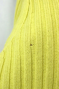 Yellow Knitted Turtleneck Jumper