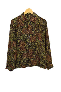 Reworked Floral Print Blouse