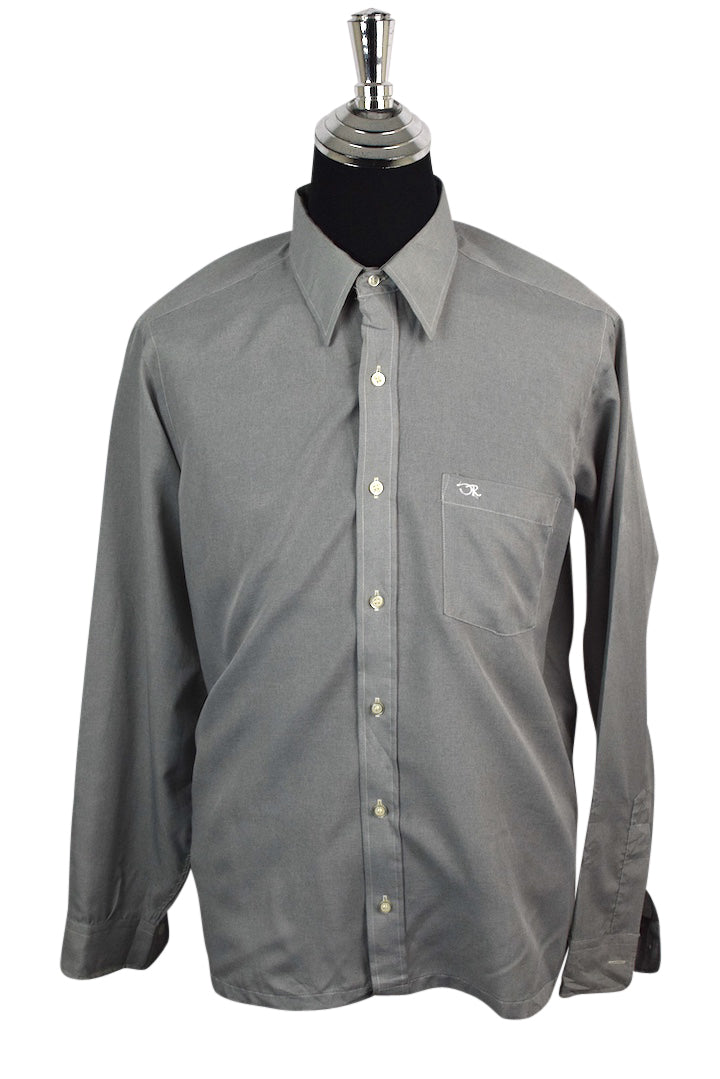 Grey Oscar Dela Renta Brand Shirt