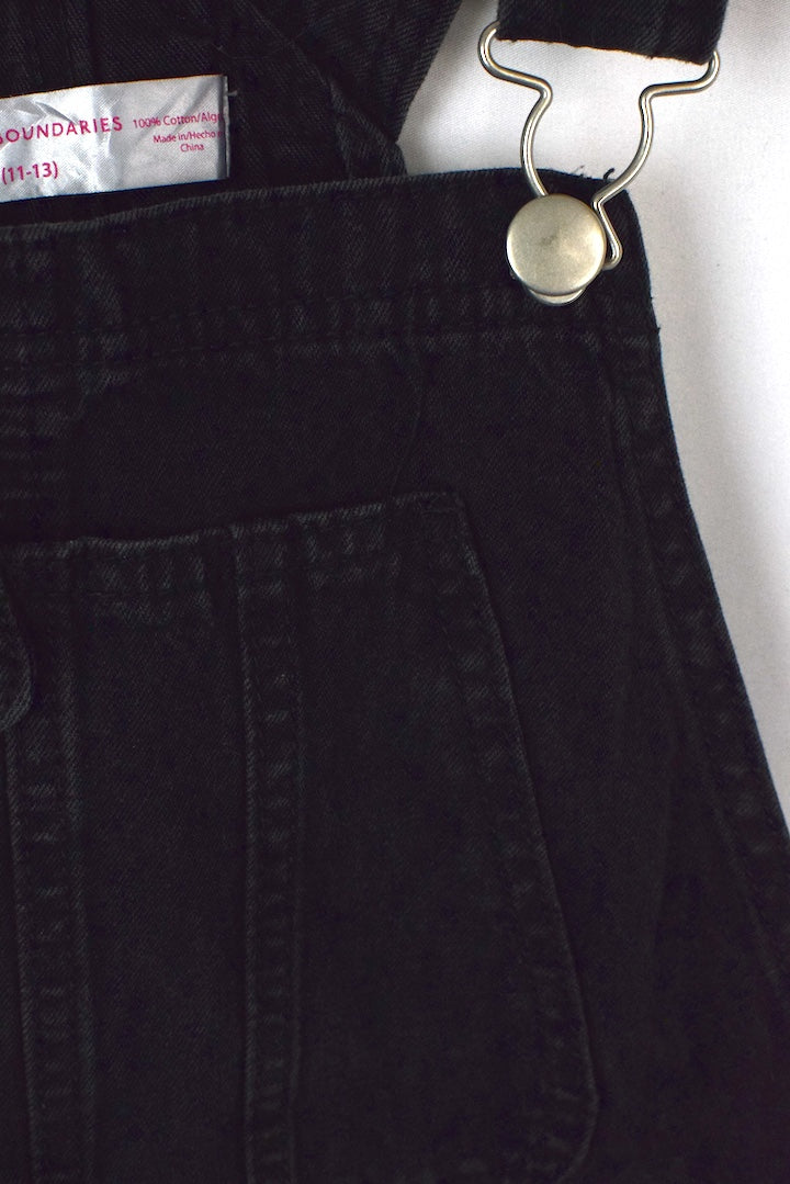 Black No Boundaries Brand Denim Overalls