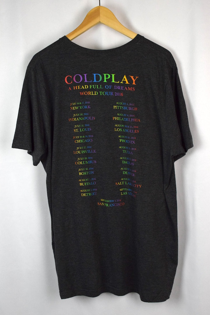 Coldplay t-shirt tour 2016 deals