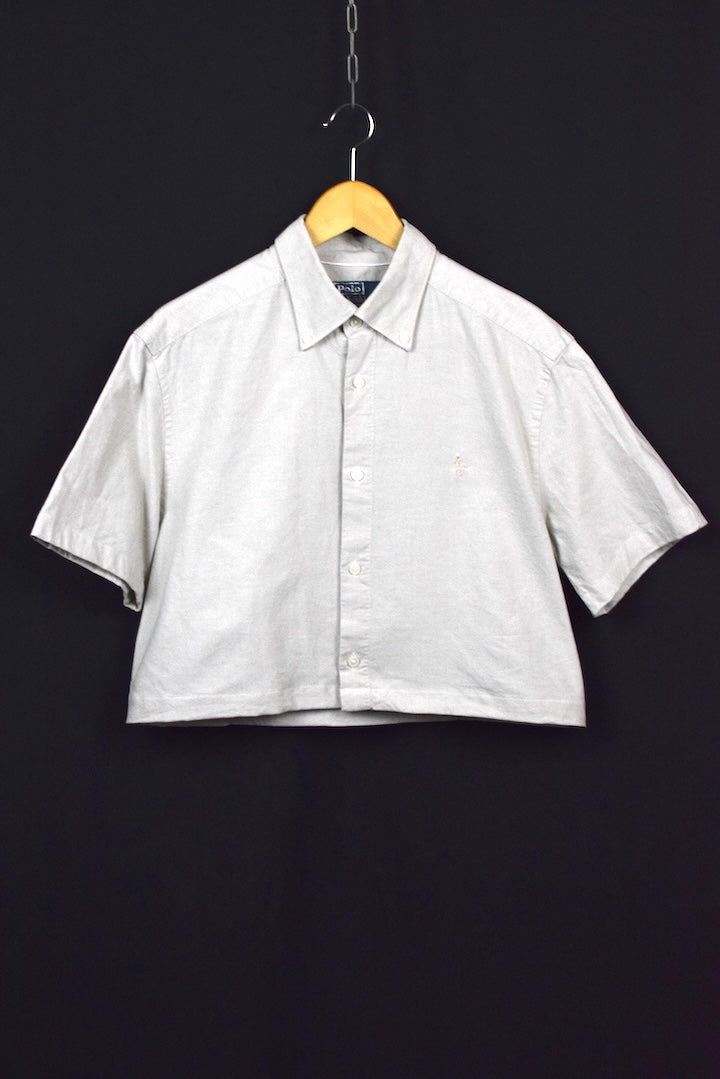 Reworked Ralph Lauren Brand Crop Top