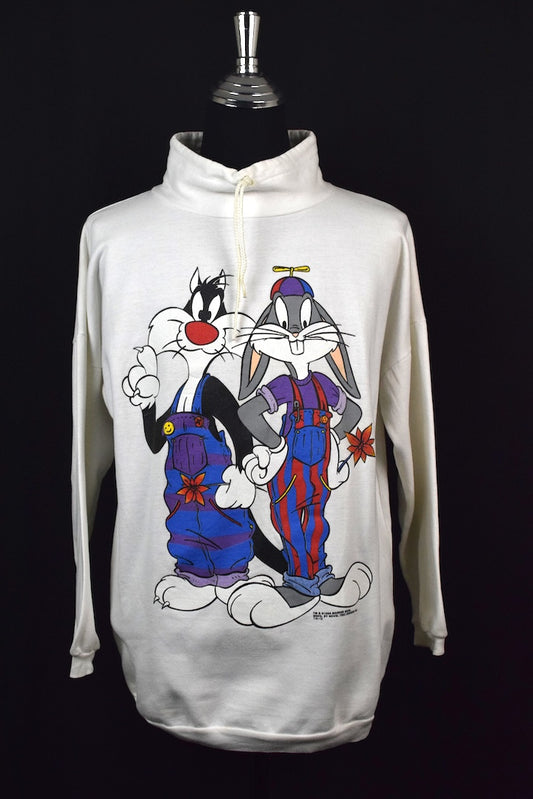 1994 Bugs Bunny Sylvester Print Sweatshirt