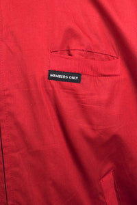 Red Members Only Brand Jacket