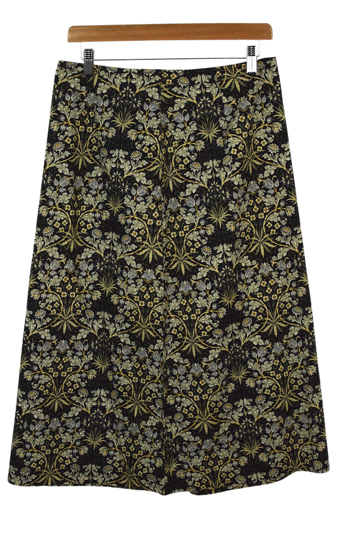 Reworked Floral Print Skirt