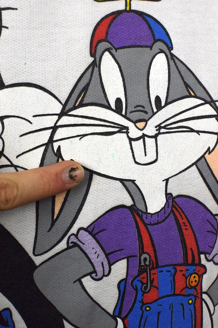 1994 Bugs Bunny Sylvester Print Sweatshirt
